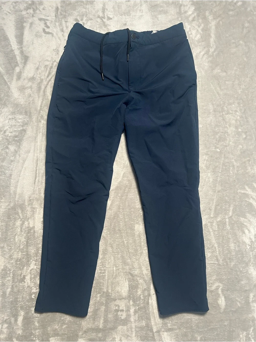 Banana Republic Slim Tapered Fit Athletic Pants Men’s 31x30 Navy Blue Drawstring